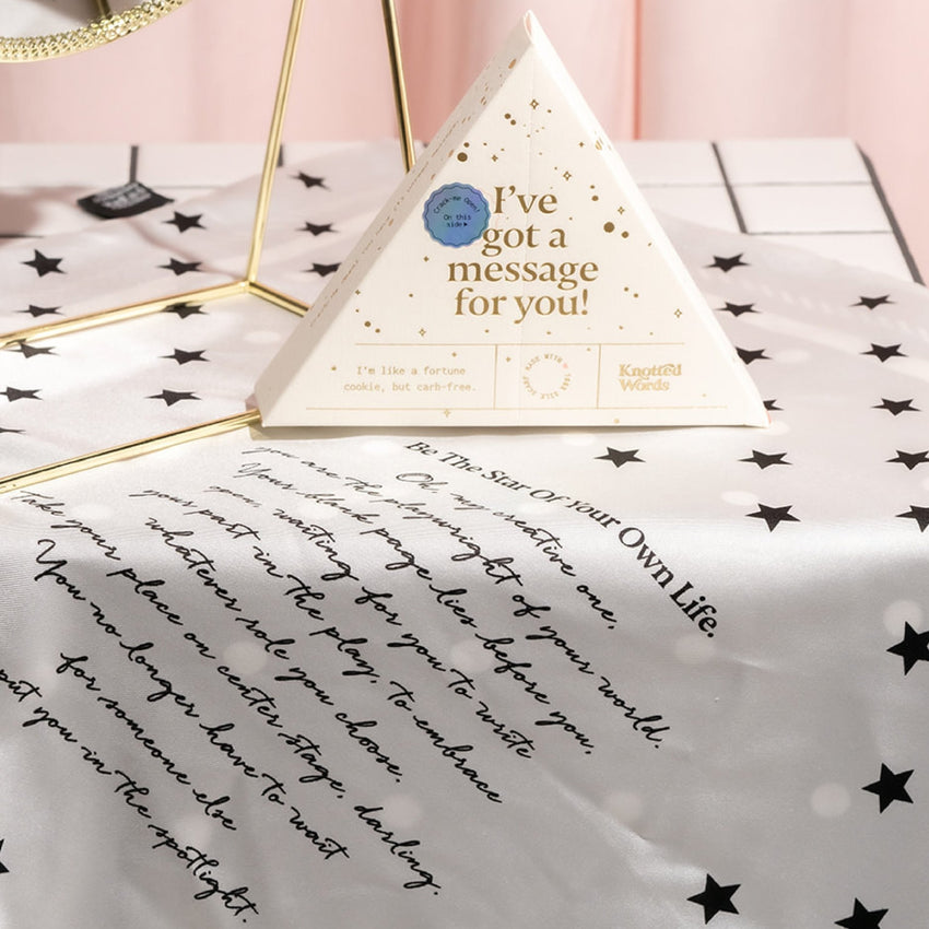 Unique 100 Silk Scarves Knotted Words